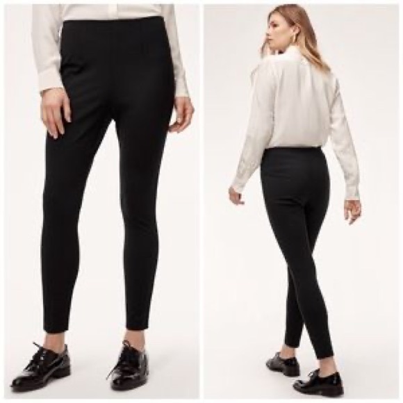 Aritzia Pants - Talula Aritzia black velvet leggings